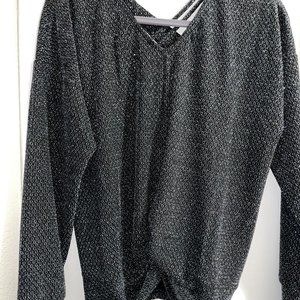 Sequined Black Sweater